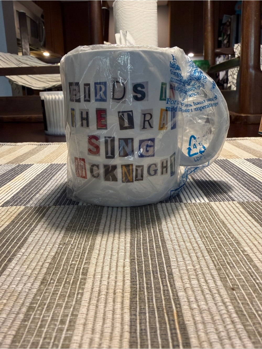 Astro World White Ceramic Mug with Color Block Lettering - Picture 2 of 2
